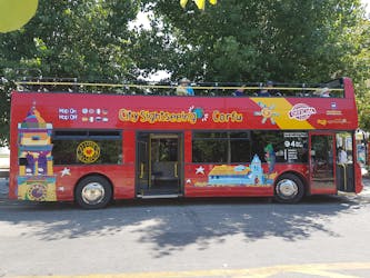 City Sightseeing hop-on hop-off bus tour of Corfu